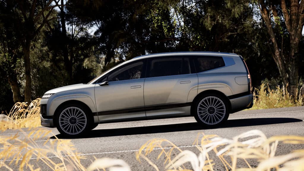 מבט צד על יונדאי איוניק 9