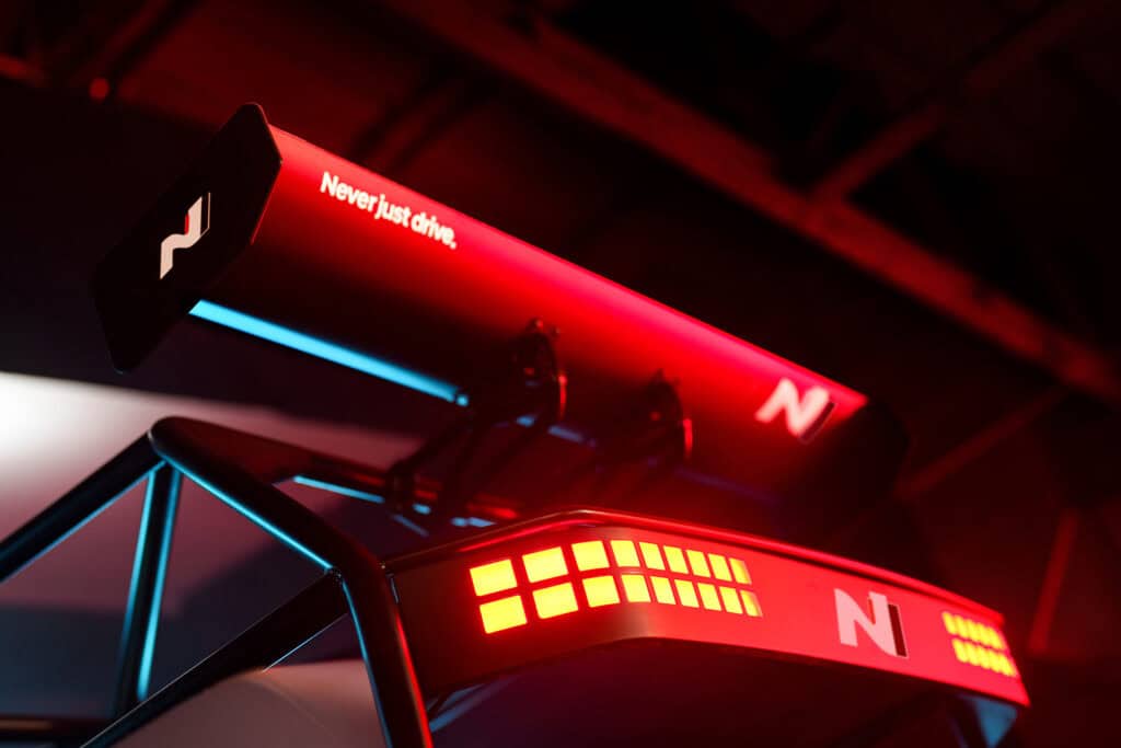 הספוילר האחורי של יונדאי RN24 קונספט