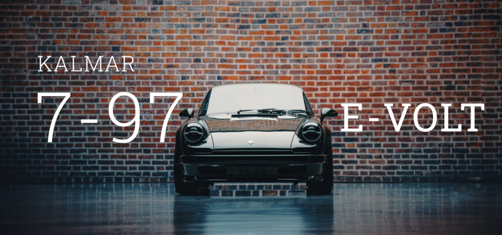 מבט קדמי על פורשה E Volt 7-97 מוסבת לחשמלי