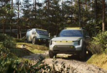 שני רכבי קונספט שטח חשמליים של קיה