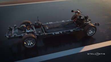 פלטפורמה חשמלית של סטלנטיס הכוללת את השלדה, הסוללה ומערכת ההינע