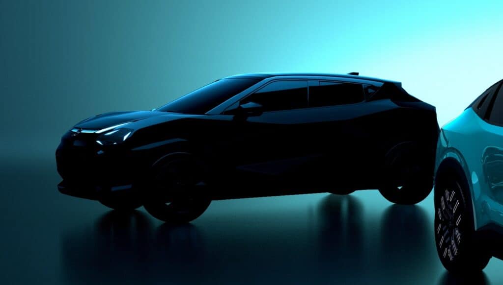 ניסאן ג׳וק חשמלי טיזר