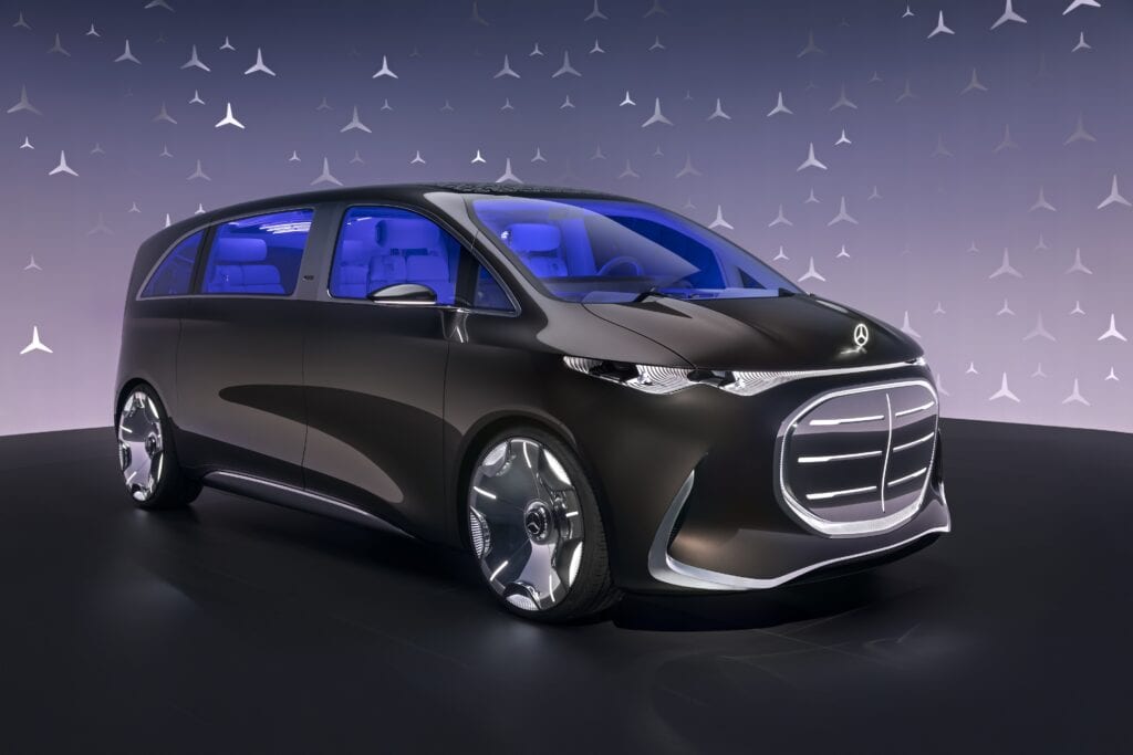 מרצדס ויז׳ן V ואן חשמלי יוקרתי