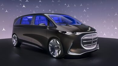 מרצדס ויז׳ן V ואן חשמלי יוקרתי