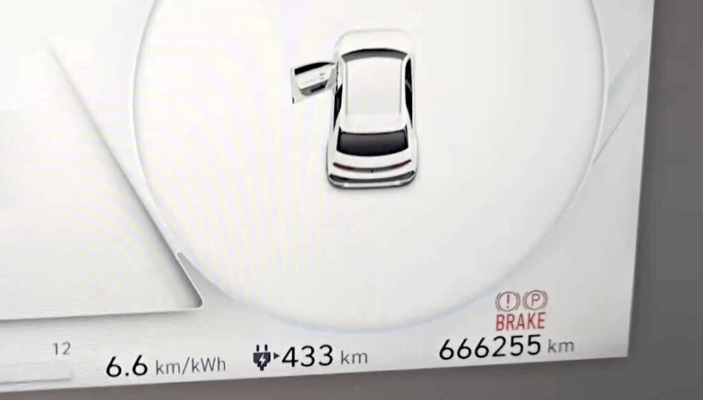 יונדאי איוניק 5 מראה 666255 ק״מ על המד