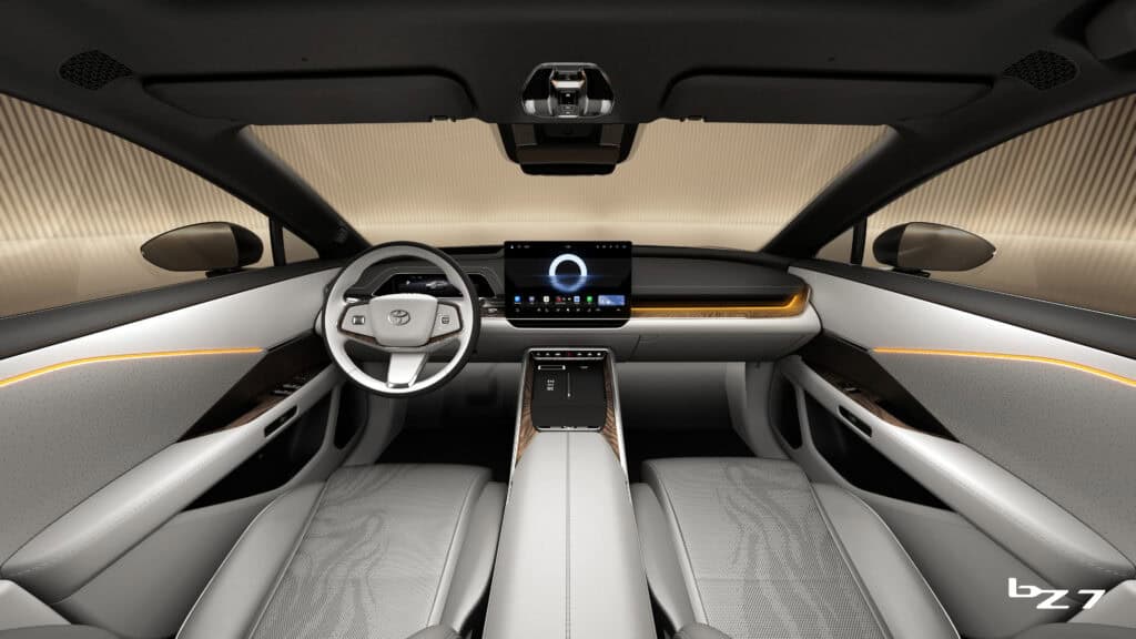 פנים הרכב וסביבת הנהג של טויוטה b7Z