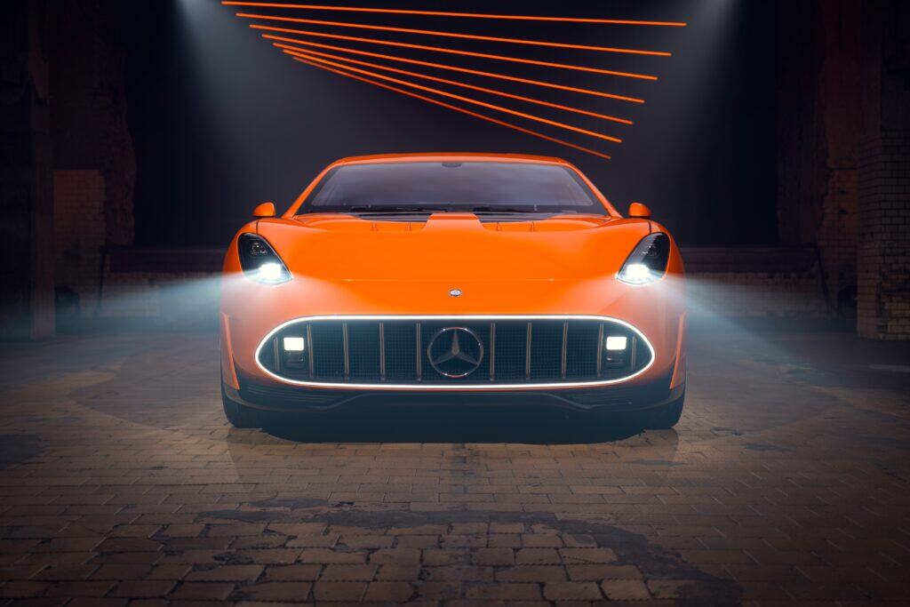 מבט קדמי על מרצדס AMG GT XX קונספט