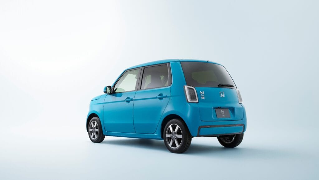 מבט אחורי על הונדה N-ONE e חשמלי