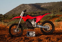 סטארק ווארג 1.2 המעודכן, מבט צד על האופנוע החשמלי