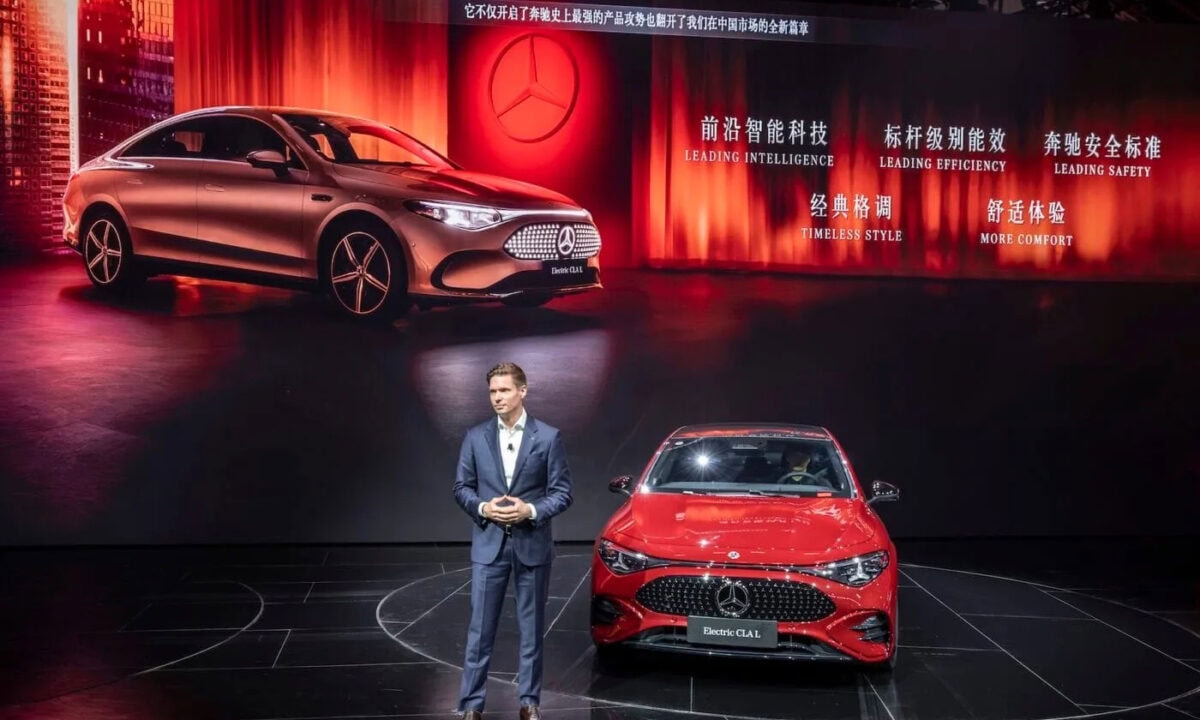 השקה של מרצדס CLA חשמלית בסין