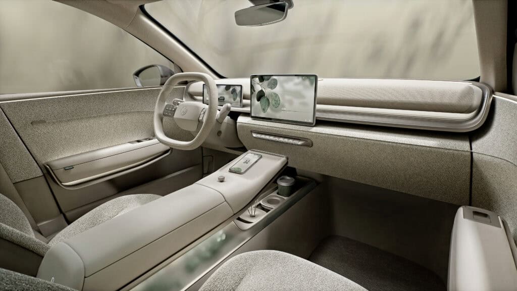 פנים הרכב וסביבת הנהג של פולקסווגן ID.CROSS קונספט