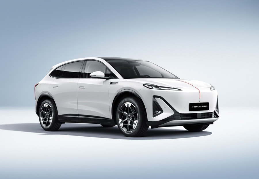 מבט קדמי על הונגצ׳י EHS5 בצבע לבן